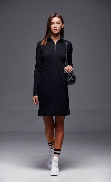 Платья. Сарафаны, Andrea Fashion AF-185 черный, черный