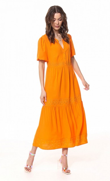 Платья. Сарафаны, KALORIS 2010-1 оранжевый, оранжевый